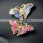 Butterfly cz diamond wholesale bulk brooch