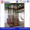 Customized hydraulic elevator rail platform for lifting cars or cargo