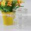 china factory price portable fashionable design pyrex coffee tea drinking unique shape clear double wall glass office cup