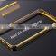 Luxury Gold Plating Aluminum Metal Frame + Mirror Acrylic Back Case For Samsung Galaxy S6/S6 edge/S7/S7 Edge