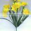 Hot Selling H44cm White Silk Garden Flowers Narcissus