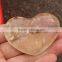 natural carved polished rock citrine crystal stone quartz hearts