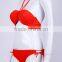 Women 2PCS Sexy Padded Swimwear Ladies Bikini Beachwear Sexy Sling Bikini