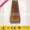 Anodized and wood grain powder coating aluminium profile