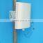 Antenna Manufacturer 2.4GHz 2x15dBi Wifi Dual Polarized Diversity/MIMO/802.11n Panel Router Enclosure Patch CPE Flat Antenna