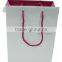 2014 luxury art paper Bag with cotton rope|PP rope|ribbon handle