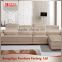 Simple design high elasticity economical leather sofa modern