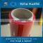 rolled soft flexible red color Stained pvc film