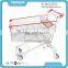 180L European Retail Metal Folding Shopping Cart