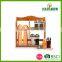 Best Selling New Item Bamboo Spice Rack With Pepper Grinder
