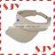 Light weight cotton embroidrey sun visor, golf sun visor hat