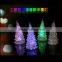 New Design Promotional Gift Yiwu Wholesale LED Mini Christmas Colorful Light Christmas Tree