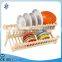 hot-sell bamboo dish rack bamboo bowl accessories rack