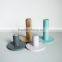 wooden long candlestick of dinner