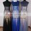 Magnificent Cap Sleeve Transparent Fishtail Beaded Bling Long Lebanon Evening Dress