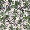 simple green floral print polyester cotton blend fabric for handbag lining