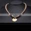 Charming ! classical style fashion design multi color beads stainless steel jewelry set