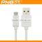 Shenzhen supplier 2015 hot sale high quality classical round white fast charging charger data micro usb cable
