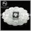 Good quality NK006 metal rhinestone button with big pearl for clothes