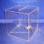 wholesale acrylic plastic charity collection boxes