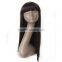 Wholesale New Stylish heat resistant synthetic long remy hair wig straight long hair wig