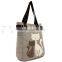 New design cute handbag shopping bag canvas handbag lady handbag