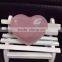 Natural Hears Shaped Rose Crystal Stone for Sale