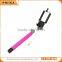 portable mobile remote wire selfie stick NO need bluetooth No need charger extended