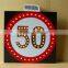 Road marking traffic signs,solar led traffic speed limit sign