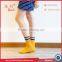 Young girl gel lifts-up height increase insoles mark tube school sock