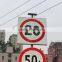 Hot selling solar powered traffic sign international limit speed sign road sign boards