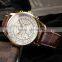 KS Genuine Leather Band Analog Automatic Mechanical Men Watch