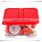 custom plastic food container, plastic container 3 compartment