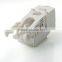 Category 6A 90Degree UTP RJ45 Modular Keystone Jack With Dust Door