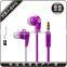 led earphone with mic high quality design and quality free samples offered