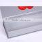 Silver card paper presentation gift box magnetic