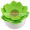Lotus Design Toothpick Container Portable Plastic Cute Toothpick Holder