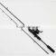 fishing combo with closed face baitcasting reel