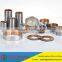 Wrapped steel bushing / cross split carbon steel bronze alloy(CuSn10Pb10) bimetal bush/Double metal layer bi metal bushing