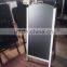 natural slate chalk board with wooden frame