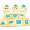 Kids wooden Toy Montessori geometry puzzle