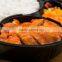 Wow unbelieveable 1000ml black round 3 compartment food storage container