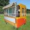 Customed size function mobile food cart kiosk van trailer for sale,outdoor food cart ZQW-C2