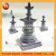 japanese stone buddhist pagoda lantern in garden for decoration