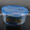 Transparent Plastic Round Food Container