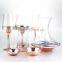 74oz antique rosegold colorful glass wine decanter water carafe