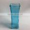 Wholesale vertical stripes multicolor glass vase/glassware