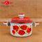Wholesale non-stick enamel turkish cookware set / cooking pot set 18-26cm