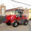 Low price Europe type New design 1.6ton mini wheel loader HZM916 from Qingzhou
