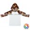 Cute Baby Sweatshirt Wholesale Leopard & White Raglan Hood Soft Touch Baby Hoody Coat